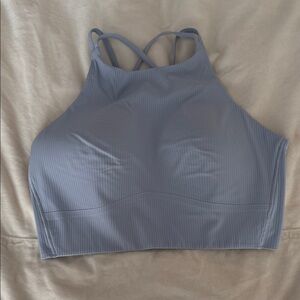 Lululemon Athletica High-Neck Blue Sports Bra